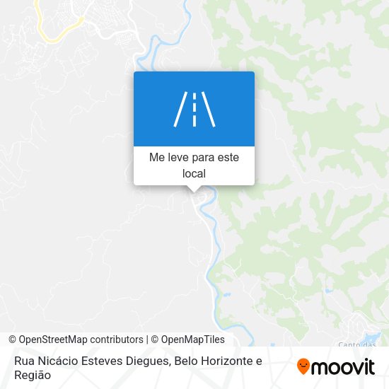 Rua Nicácio Esteves Diegues mapa