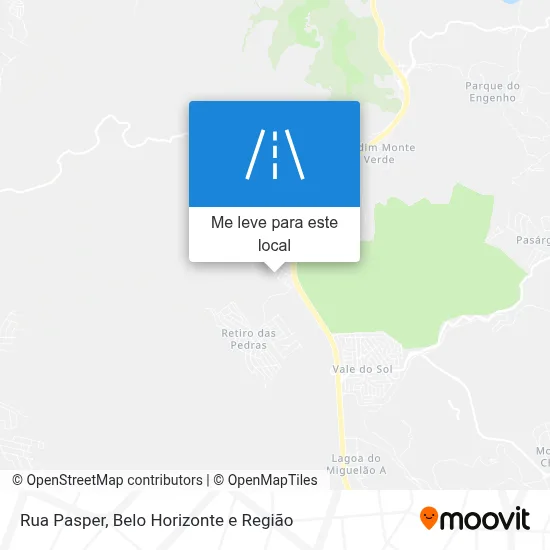 Rua Pasper mapa