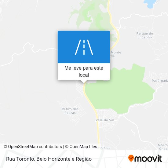 Rua Toronto mapa