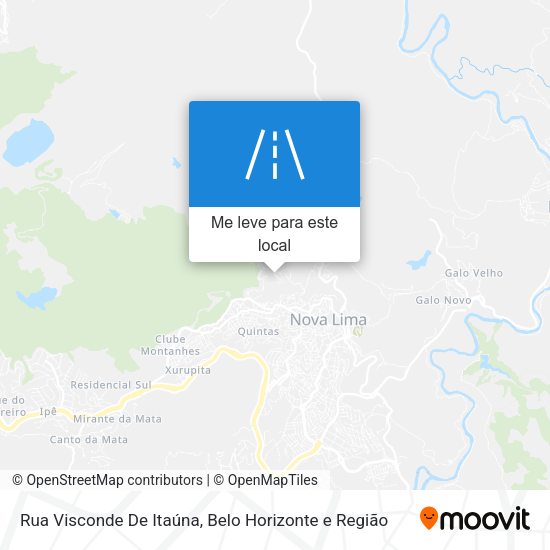 Rua Visconde De Itaúna mapa