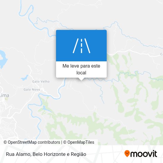 Rua Alamo mapa