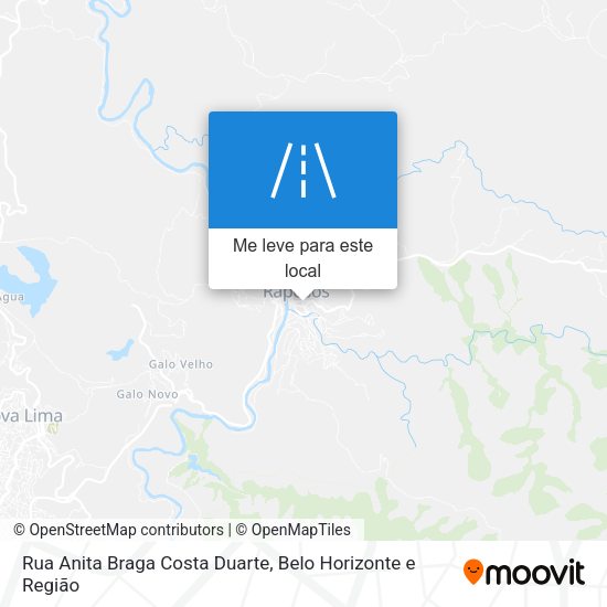 Rua Anita Braga Costa Duarte mapa