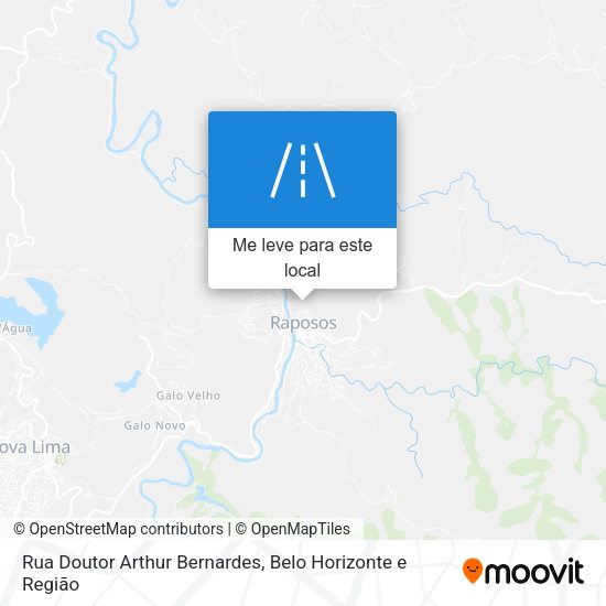 Rua Doutor Arthur Bernardes mapa