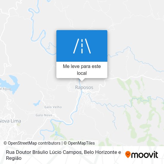 Rua Doutor Bráulio Lúcio Campos mapa