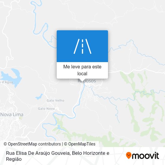 Rua Elisa De Araújo Gouveia mapa