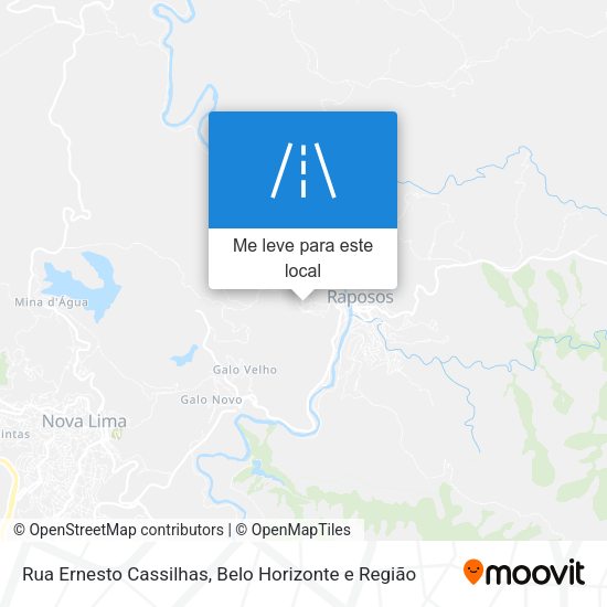 Rua Ernesto Cassilhas mapa