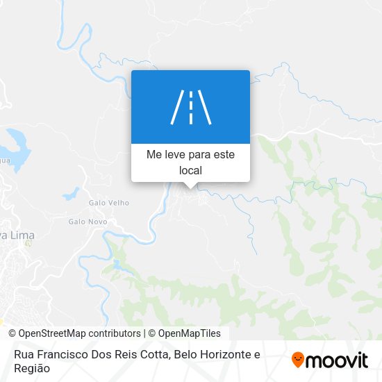 Rua Francisco Dos Reis Cotta mapa