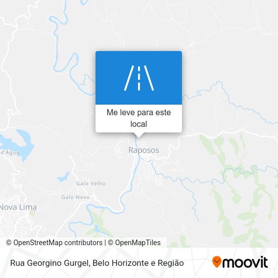 Rua Georgino Gurgel mapa