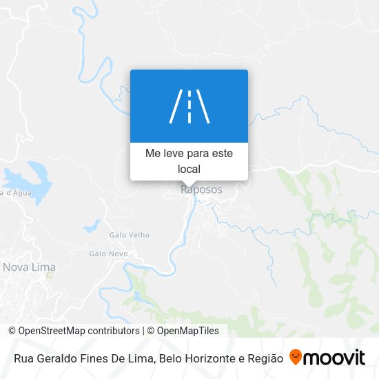 Rua Geraldo Fines De Lima mapa