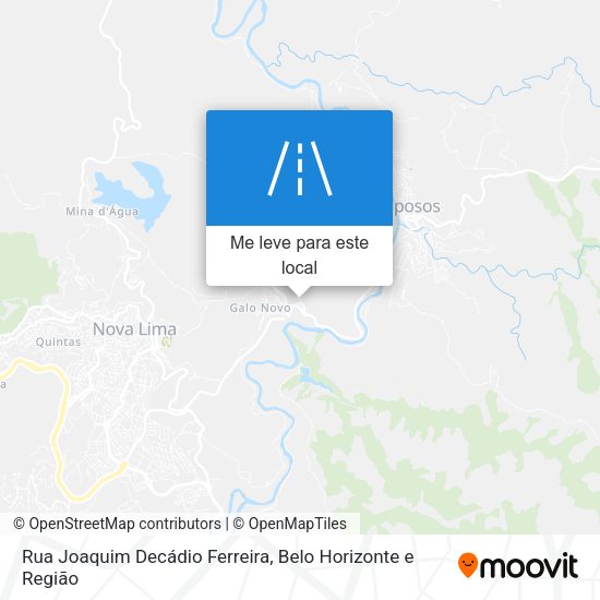Rua Joaquim Decádio Ferreira mapa