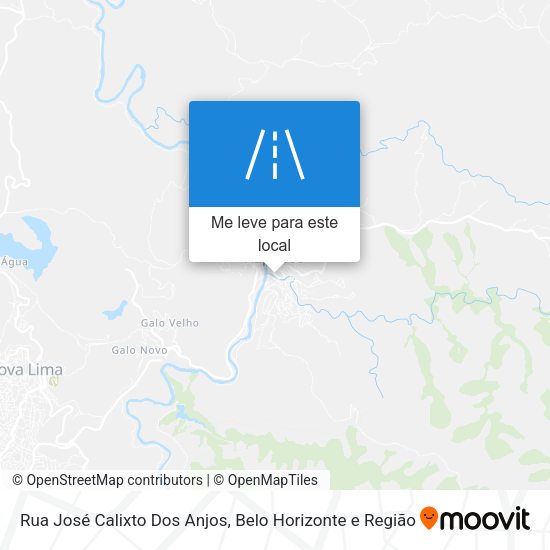 Rua José Calixto Dos Anjos mapa