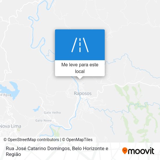 Rua José Catarino Domingos mapa