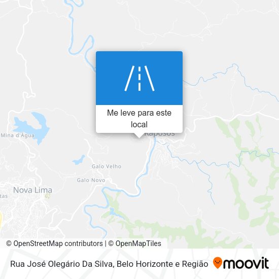 Rua José Olegário Da Silva mapa