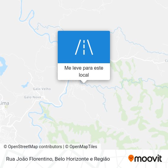 Rua João Florentino mapa