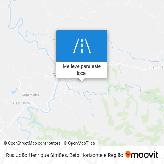 Rua João Henrique Simões mapa