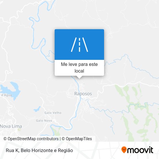 Rua K mapa
