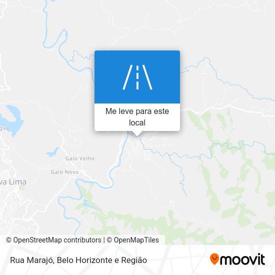 Rua Marajó mapa