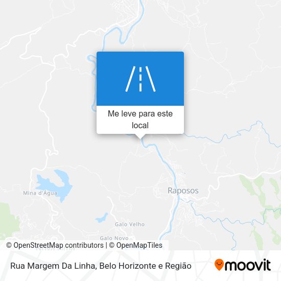 Rua Margem Da Linha mapa
