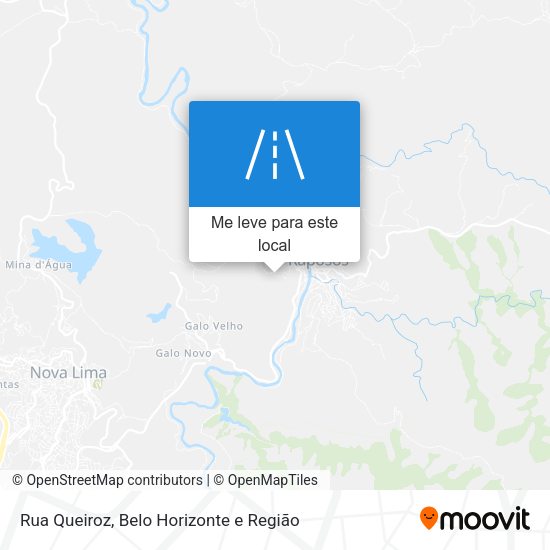 Rua Queiroz mapa