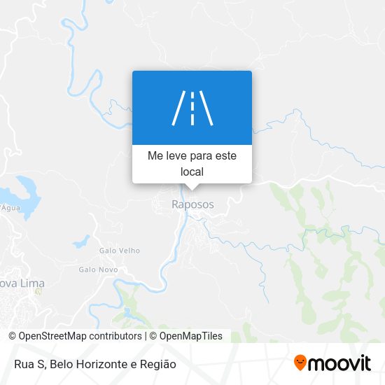Rua S mapa