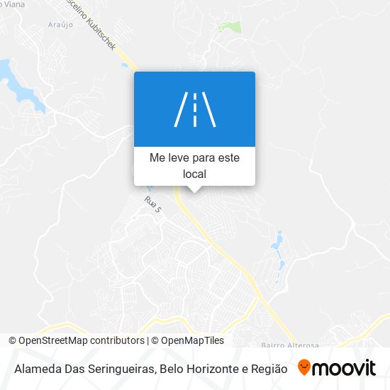 Alameda Das Seringueiras mapa