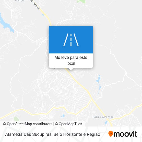Alameda Das Sucupiras mapa