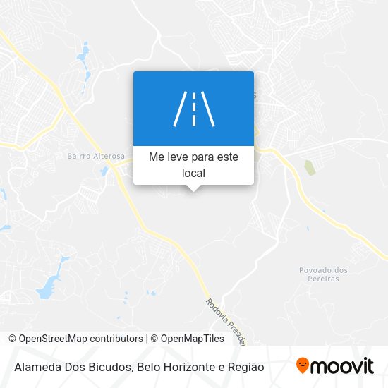 Alameda Dos Bicudos mapa