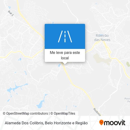 Alameda Dos Colibris mapa