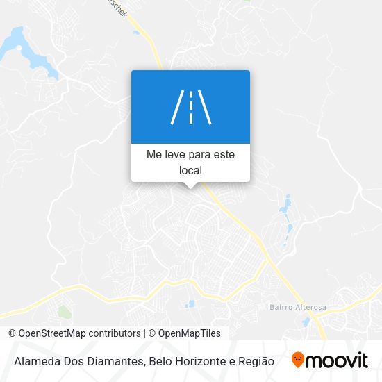 Alameda Dos Diamantes mapa