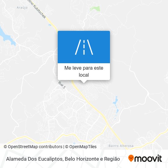 Alameda Dos Eucaliptos mapa