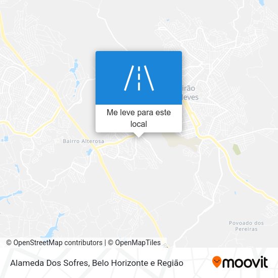 Alameda Dos Sofres mapa