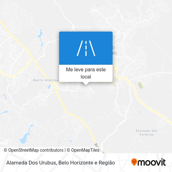 Alameda Dos Urubus mapa