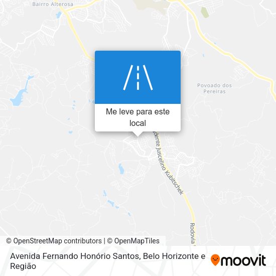 Avenida Fernando Honório Santos mapa