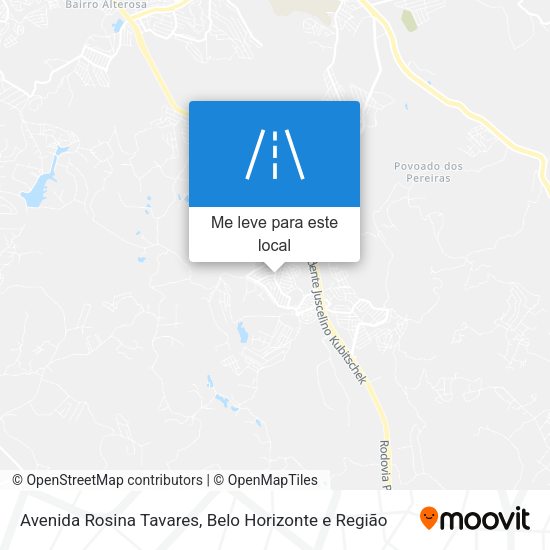 Avenida Rosina Tavares mapa