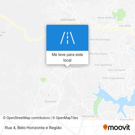 Rua 4 mapa