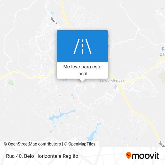 Rua 40 mapa