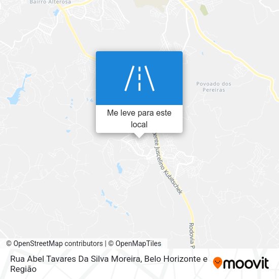 Rua Abel Tavares Da Silva Moreira mapa