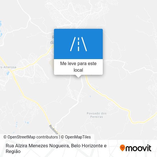 Rua Alzira Menezes Nogueira mapa