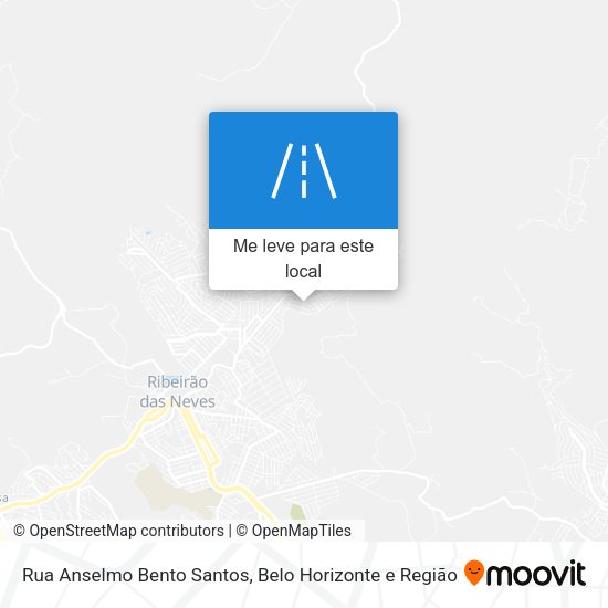 Rua Anselmo Bento Santos mapa