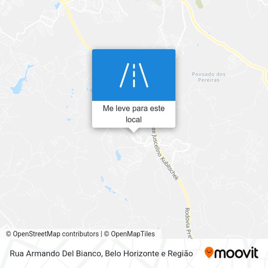 Rua Armando Del Bianco mapa