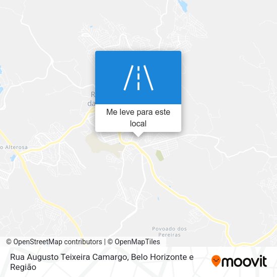 Rua Augusto Teixeira Camargo mapa