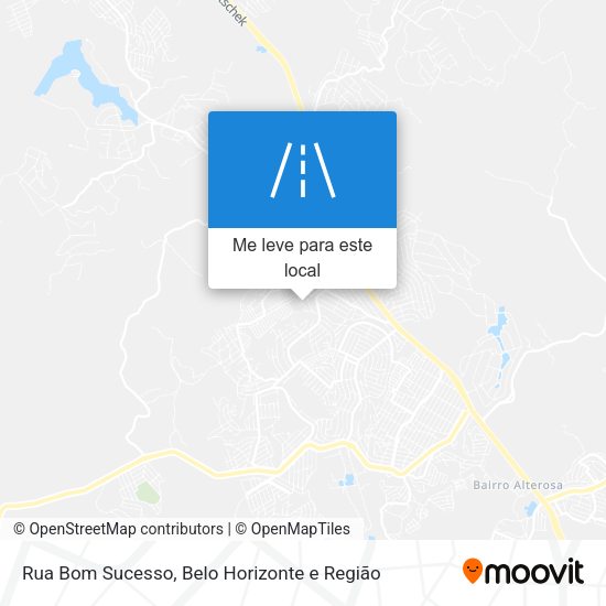 Rua Bom Sucesso mapa