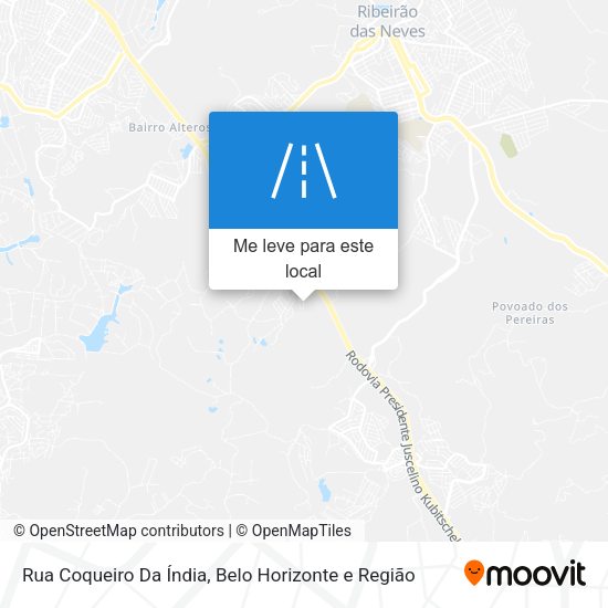 Rua Coqueiro Da Índia mapa