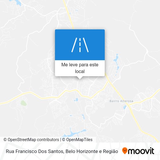 Rua Francisco Dos Santos mapa