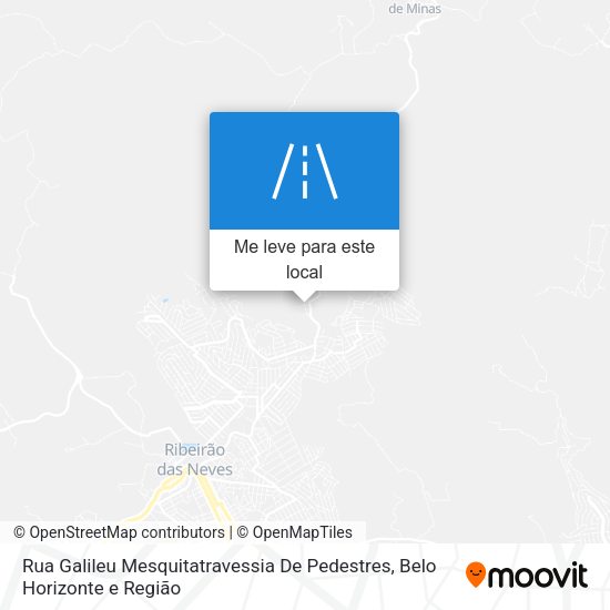 Rua Galileu Mesquitatravessia De Pedestres mapa