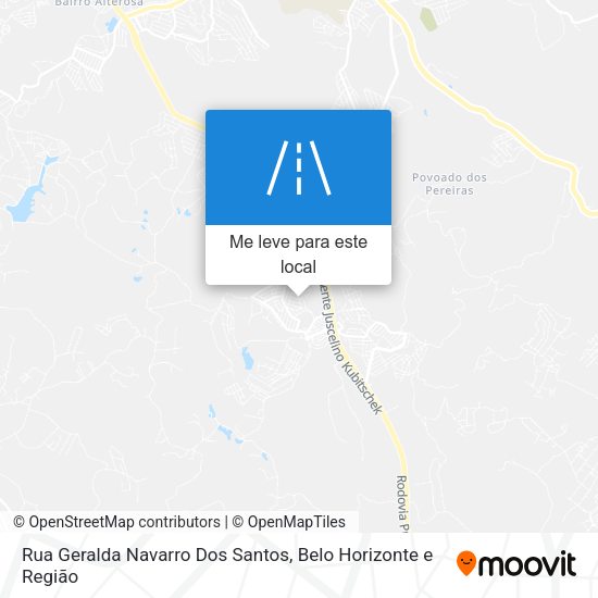 Rua Geralda Navarro Dos Santos mapa