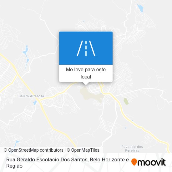 Rua Geraldo Escolacio Dos Santos mapa