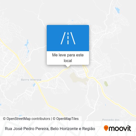 Rua José Pedro Pereira mapa