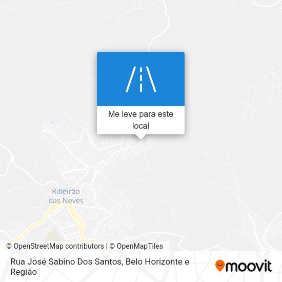Rua José Sabino Dos Santos mapa