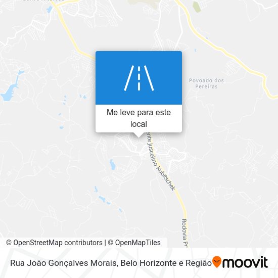 Rua João Gonçalves Morais mapa